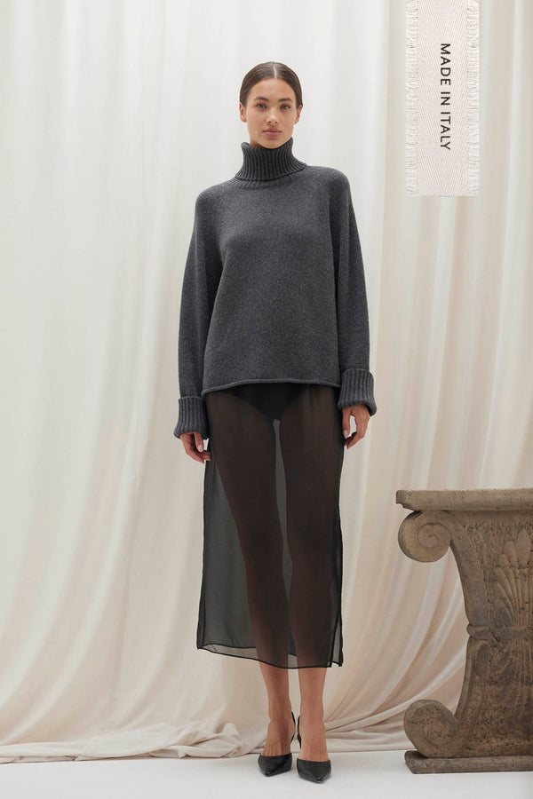 GIA CASHMERE TURTLENECK SWEATER