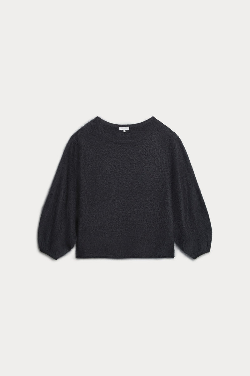 PENELOPE BRUSHED CASHMERE BOATNECK SWEATER