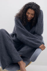 PENELOPE BRUSHED CASHMERE BOATNECK SWEATER