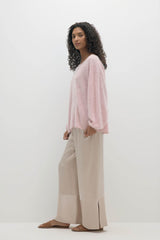 PENELOPE BRUSHED CASHMERE BOATNECK SWEATER
